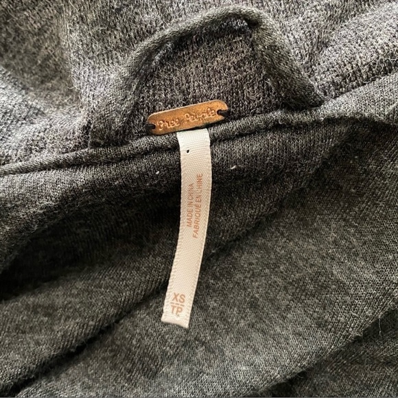 Free People tweed Satellite Image wool blend Swing Coat - Picture 7 of 12